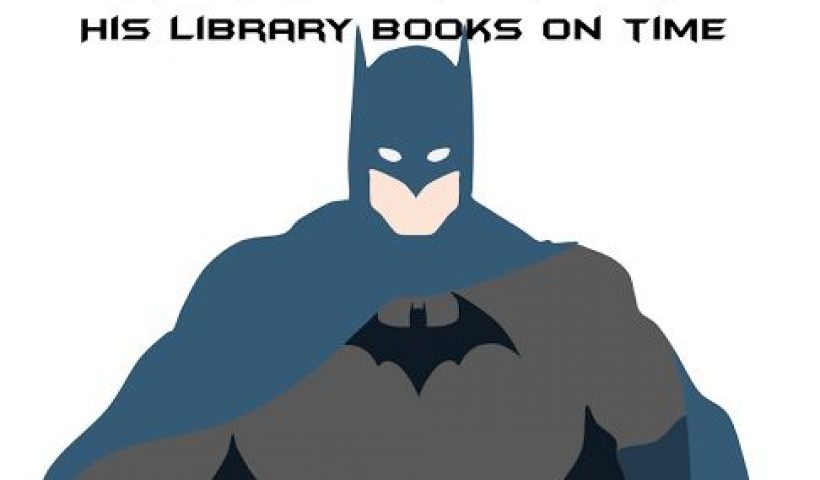Batman Returns His Library Books On Time