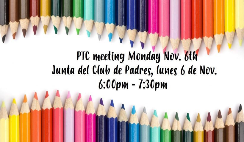 PTC Meeting - Colored Pencils