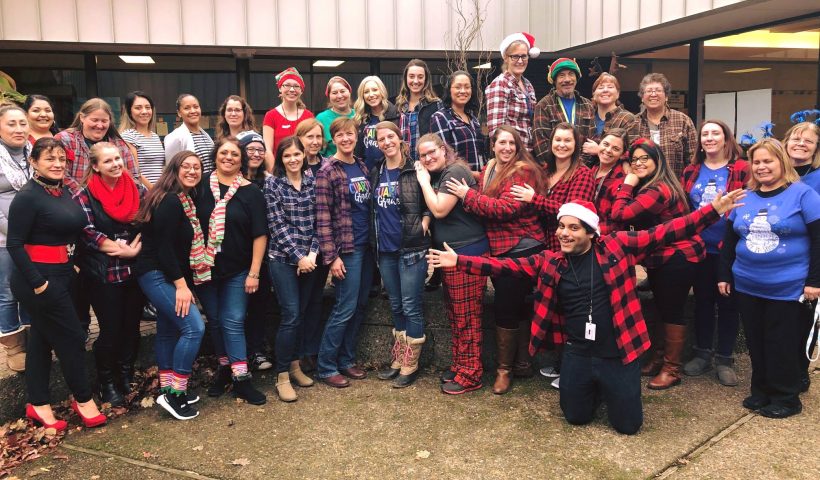 Flannel Day group photo