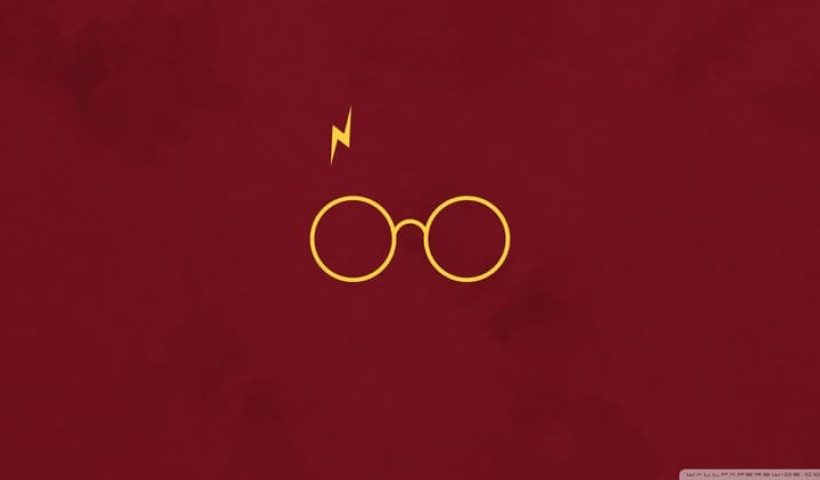 Lightning bolt and glasses