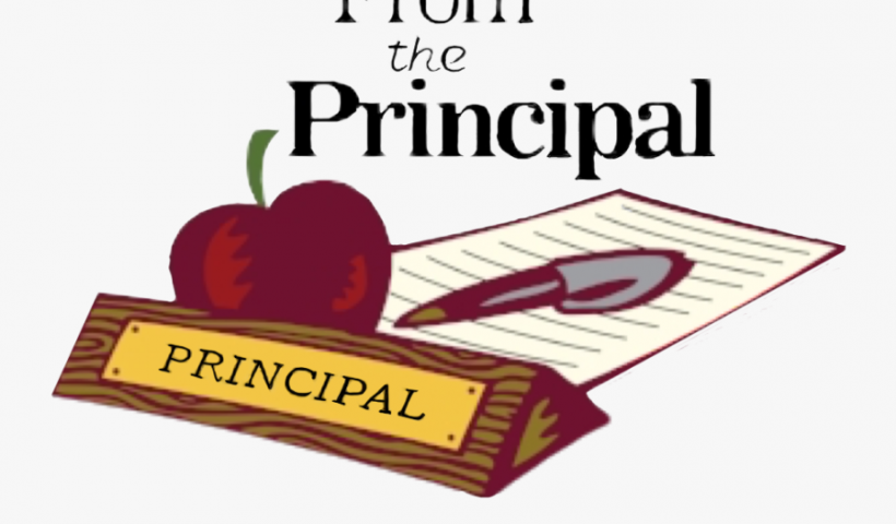 From the principal