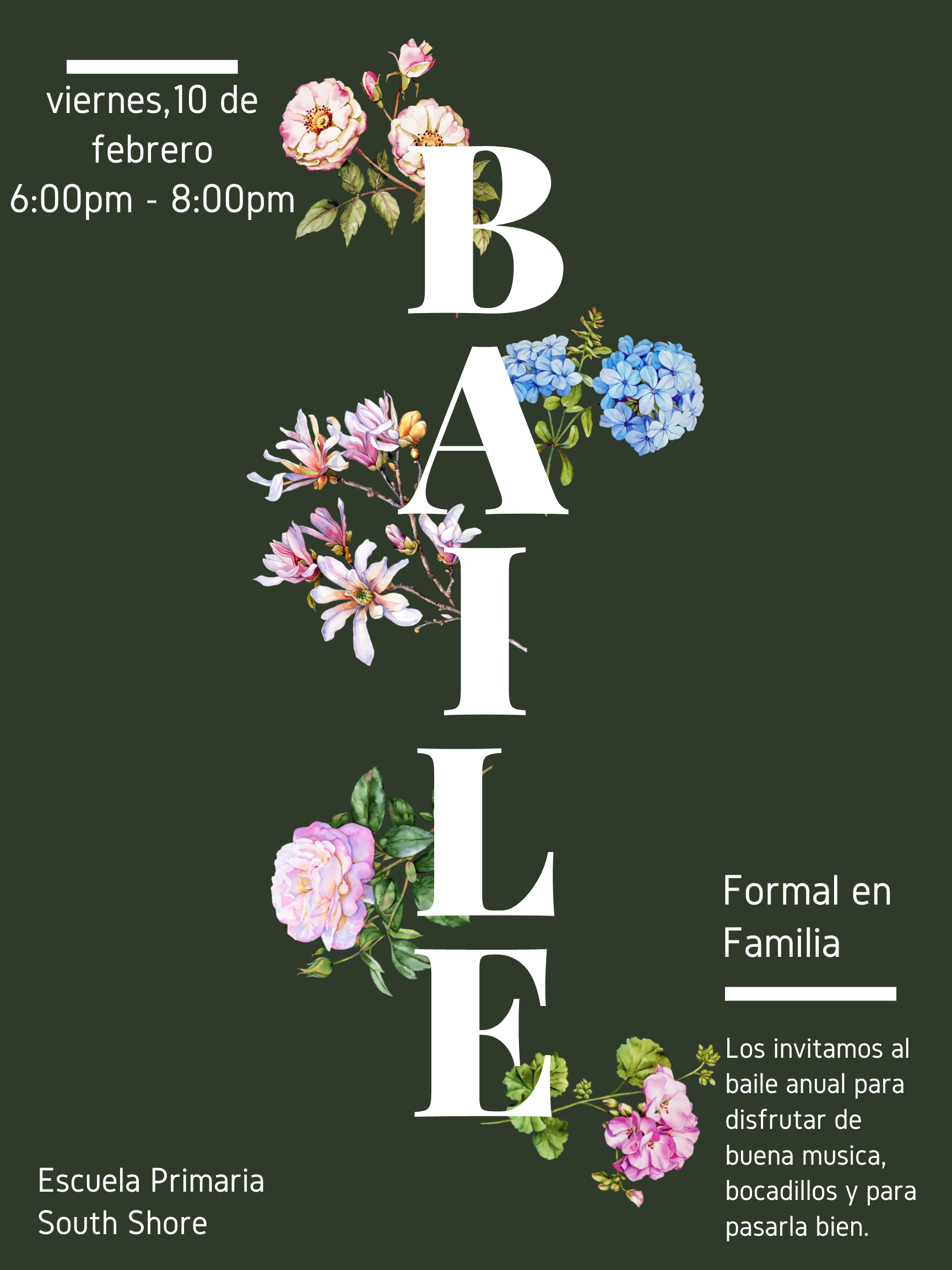 Family Formal Dance / Baile Formal en Familia