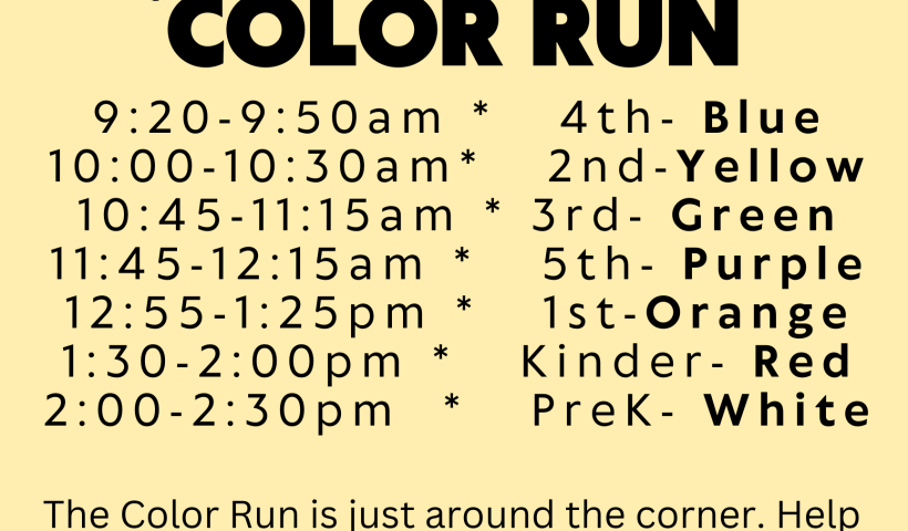 Color Run information