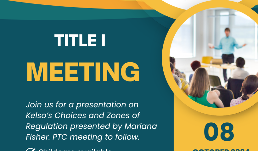 Info on Title 1 meeting